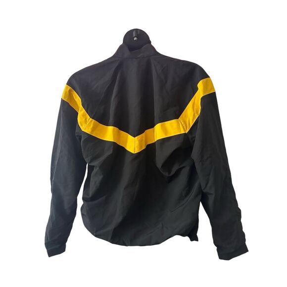 US Army Unisex Black Yellow Physical Fitness Uniform Windbreaker Size Medium - Picture 4 of 4